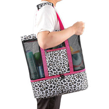 Load image into Gallery viewer, Mesh Cooler Beach Bag