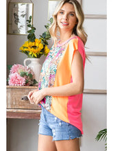 Load image into Gallery viewer, Neon Floral Top
