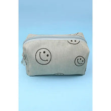 Load image into Gallery viewer, Smiley Face Make-Up Bag
