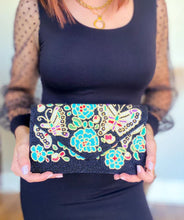 Load image into Gallery viewer, Beaded Floral Clutch
